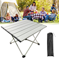 Miniatyrbilde 1 av 8: Rullebord i aluminiumlegering for camping, rullebord, sklisikker, slitesterk, minipiknikbord for camping, fotturer, reiser