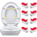 Miniatyrbillede 1 af 5: 8-Pack universelle toiletlågpuder med stærk klæbemiddel