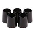 Miniatyrbillede 1 af 5: 20 x 5 stk. Sorte Golfskaft Hylstre Ferrules .335 .370 Hætte Adapter Ring 0.370