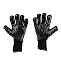 Miniatyrbillede 5 af 8: 2 stk. Fodboldmålmandshandsker Sorte Anti-Slip Latex Åndbar Ekstra Fingerspidsbeskyttelse Målmandshandsker til Fodboldkonkurrence Nummer 7.