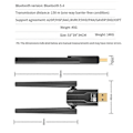 Miniatyrbillede 2 af 5: Computer USB Bluetooth Audio Headset Modtager Transmitter