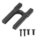 RC Center Diff Mount Aluminiumlegering Lättvikt RC Center Differentialfäste för ARRMA 1/7 1/8 RC Bilar Svart