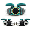Miniatyrbilde 3 av 4: Messing Manifold, 3/4\" Hagekran Y Splitter Dobbel Slangekobling - AK