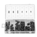 Miniatyrbild 1 av 8: 80 st dammsugare hatt plugg sortiment kit gummi hög temperatur resistent läckagesäker dammsugare hatt 5/32in till 3/8in svart
