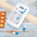 Pikkukuva 3 / 8: Mini kannettava lääketablettipilleri case organizer RemiderMedicine-muistutuksella