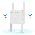Pikkukuva 6 / 8: WiFi-kantamanlaajennin Verkkoportti Seinäpistoke Langaton Rele 1200M Kaksi Taajuutta 100‑240VUS Pistoke