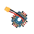 Pikkukuva 8 / 8: ESC-virtalähteen jakelulevy, liitäntälevy XT60-pistokkeella ja 3,5 mm:n banaaniliittimillä RC-lennokeille
