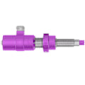 Miniatyrbilde 5 av 8: Recurve bue stabilisator sidepute plunger i aluminiumlegering plast utendørs bueskyting verktøy lilla