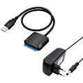 Miniatyrbilde 1 av 5: Universal USB 3.0 til SATA Harddisk Adapterkabel for 2,5/3,5 tommers SSD Harddisker