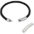 Miniatyrbillede 3 af 5: Magnetisk hummerlås i rustfrit stål til fremstilling af læderarmbånd og smykker