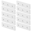 Miniatyrbillede 4 af 8: 10 stk. Aluminium flad forbindelsesplade flad lige reparationsforbindelsesplader 2020-3 hul