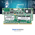 Miniatyrbillede 8 af 8: Cache-lagermodul til HP Smart Array P420 / P430 / P822 / P830 / P421 / FBWC 610674-0012GB