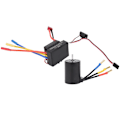 Pikkukuva 4 / 8: Vedenpitävä harjaton moottori 3650 3500KV 60A ESC-sarjalla 4 mm:n kullatulla banaaniliittimellä 1/10 RC-autoon