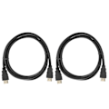 Miniatyrbillede 3 af 8: 2 stk. HDMI AM til AM-kabel 1.4 Simple Version Kobberleder Jern Skal 1080P Konverter 3 meter