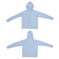 Miniatyrbillede 3 af 8: Dame solbeskyttelsesjakke UPF 50+ udendørs åndbar langærmet UV-beskyttelse hættetrøje (blå)(XL/2XL)