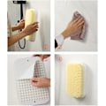 Miniatyrbild 3 av 5: Väggmonterad Ryggskrubbare för Dusch, Stor Exfolierande Borste för Dusch, Badskrubbsborste, Handsfree Ryggborste & Kroppsskrubbare