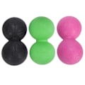 Miniatyrbillede 1 af 8: TPR Yoga Massagebold Muskelafslappende bærbar fitness krop fascia træningsboldsæt (sort rosarød grøn)
