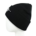 Miniatyrbillede 5 af 5: 1 stk. Vinter Elastisk Varm Blød Hue til Mænd Kvinder Letvægts Stilfuld Omkantet Beanie, Sort