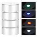 Miniatyrbillede 7 af 8: 4 stk lysbase til krystalkugle kunst LED display stativ Hjem dekoration forsyninger Farverigt lys