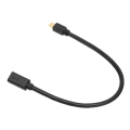 Pikkukuva 7 / 8: Mini Displayport -kaapeli 1,4 noin 11,8 tuumaa uros-mini DisplayPort-naaras 8K 60 Hz turvallinen vakaa PC-TV-projektorille