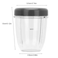 Miniatyrbild 6 av 7: Kopplock Blender Del Kit För Nutri Bullet 900W Blender Tillbehör Ersättning (18OZ)