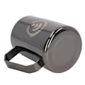 Miniatyrbillede 5 af 8: Mælkeskummerkande i rustfrit stål, skummekrukke, blandebeholder, kande til kaffedrikke, 450 ml, sølv, sort