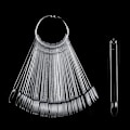 Miniatyrbild 5 av 5: Transparent nagellackfärgkarta displayställ [50 stycken]