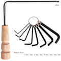 Miniatyrbild 2 av 5: Gitarr Truss Rod Hexnyckelset Gitarrreparationsverktygssats