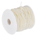 Pikkukuva 4 / 8: Faux Pearl Bead Garland String Pyöreä Tee-se-itse koristelu askarteluvaatteet tarvikkeet 3mm 50 metriä/rullabeige