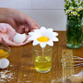 Miniatyrbillede 5 af 5: Blomsterdesign Ægseparator til Nem Æggehvide og Blommeudvinding Køkkenredskab