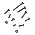 Pikkukuva 5 / 8: 160 kpl muovinen set nylon ristiruuvi kuusiomutterikiinnittimet Hardware Tool M3