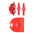 Miniatyrbillede 7 af 8: Hero Cape Ansigtsmaske Sjov Innovativ Børn Halloween Cosplay Cape med Armbånd til Halloween Jul Fødselsdagsfest