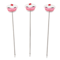 Miniatyrbilde 1 av 8: 3 stk kakeprøver i rustfritt stål, kakeprøver, kjeks, bakeprøvenål, DIY-bakeverktøy for testing av kake, brød og muffins