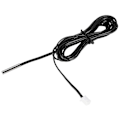 Miniatyrbild 1 av 5: 2 m NTC termistor temperatursensor vattentät sond kabel 10 K 1% 3950 svart