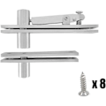 Pikkukuva 2 / 5: Kääntöhinge, Oven Kääntöhinge, Piilotettu Kääntöoven Hinge, Ylös ja Alas Kääntöoven Hinge, Ruostumaton Teräs Kaappeihin, Vaatekaappeihin (Hopea)