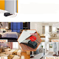 Miniatyrbild 2 av 5: 2-pack Dörrstoppslarm med 120DB Siren Dörrstopp för Hem & Resa (Svart)