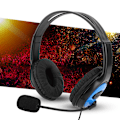 Miniatyrbilde 6 av 8: A4 ABS lettvekts gaming headset støyreduksjonsmikrofon hodetelefonutstyr for PS4/X ONE