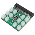 Miniatyrbillede 7 af 8: Strømkilde Breakout-kort Adapter PCB-proces Understøtter 1600W 12V 6 PIN Breakout-kort Modul med Høj Sikkerhedsydelse