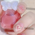 Miniatyrbild 5 av 5: Nagellack Gel Vattenbaserad Hög Glans Blank Hållbar Frostad Nagellack för Damer B12