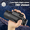Miniatyrbillede 5 af 5: Clear Vision 40x60 HD monokulær kikkert med smartphoneholder