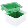 Miniatyrbilde 2 av 8: Tofu Press Squeezer PP Tofu Drainer Vann Fjerningsverktøy Kjøkken Matlaging Tilbehør Grønn Hvit