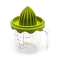 Miniatyrbillede 5 af 5: Grøn manual multifunktionel husholdningsjuicer med vægt