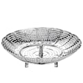 Miniatyrbilde 1 av 3: Foldbar dampkoker i rustfritt stål - 23 cm | Ideell for dampkoking, mat, grønnsaker, kjøtt og mer