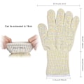 Miniatyrbild 4 av 5: 1 Par Grillhandskar Värmebeständiga Handskar Universal Storlek - Ugnshandskar Tål Upp Till 500C Ugnshandskar för Grillning, Bakning, Öppen Spis