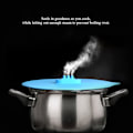 Miniatyrbild 6 av 8: Silikonångkoklocka Tryckkokare Spill Food Seal Cover för Hushållspannlock