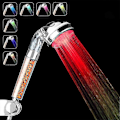 Miniatyrbild 1 av 5: Duschhuvud, 7 färger LED-växlande, LED Duschhuvud Badrums Spa - Högt Vattentryck Vattenbesparande_SZXM