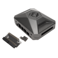 Miniatyrbillede 3 af 8: Etui til udviklingskort til Jetson Nano Professional Aluminium Protective Shell med GPIO Adapter Board Grå