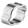 Miniatyrbilde 3 av 3: 10 stk sinkbelagt jern galvanisert to-øret slangeklemme 5‑23mm for Fule bensinrør (5‑7MM)