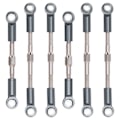 Miniatyrbilde 4 av 8: RC Metalltrekkstang Servo Lenke Linkages Tie Rod for WLtoys 144001 124018 124019 1/14 RC BilTitanium
