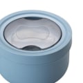 Miniatyrbillede 7 af 8: Isoleret skål lækagesikker 304 rustfrit stål indvendig termisk suppe skål med håndtag til nudel Bento 850ml blå
